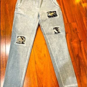 Tempo Paris stretchy Jeans with Sequins